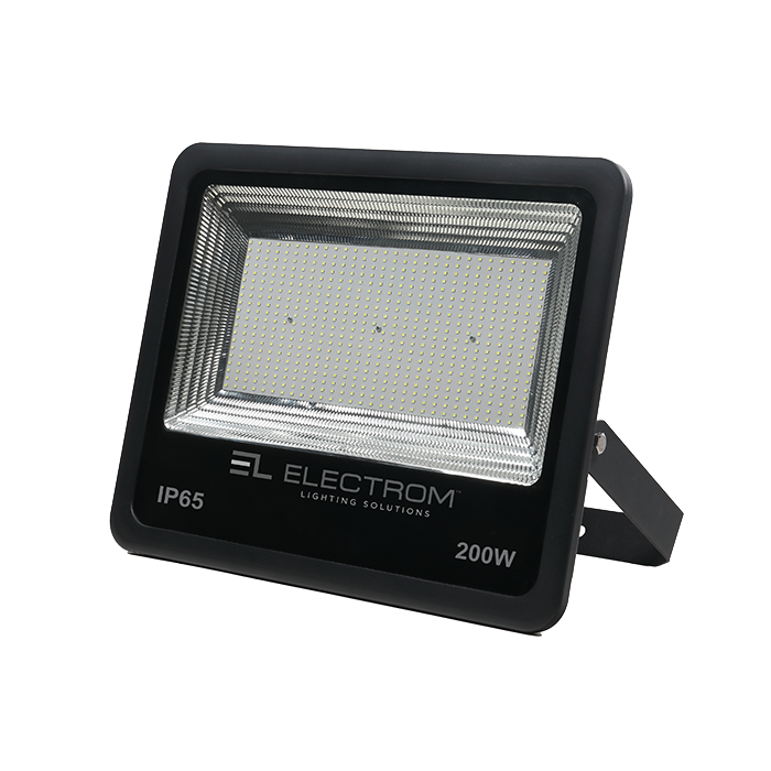ΠΡΟΒΟΛΕΑΣ IP65 LED 200W SLIM 4000K ΜΑΥΡΟΣ