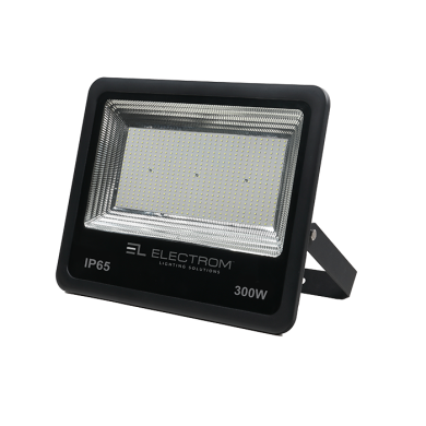 ΠΡΟΒΟΛΕΑΣ IP65 LED 300W SLIM 4000K ΜΑΥΡΟΣ