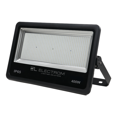ΠΡΟΒΟΛΕΑΣ IP65 400W LED 85-265V 6500K SLIM ΜΑΥΡΟΣ