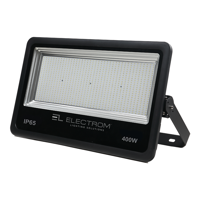ΠΡΟΒΟΛΕΑΣ IP65 400W LED 85-265V 6500K SLIM ΜΑΥΡΟΣ
