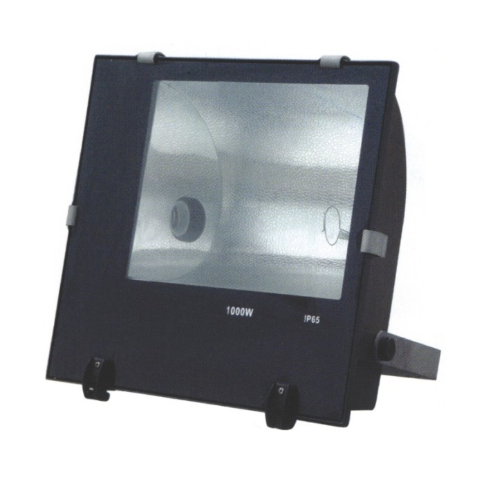ΠΡΟΒΟΛΕΑΣ HQI 1000W E40 IP65 ΜΑΥΡΟΣ