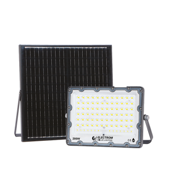 Ηλιακός Προβολέας LED Αλουμινίου 200W 6000Κ