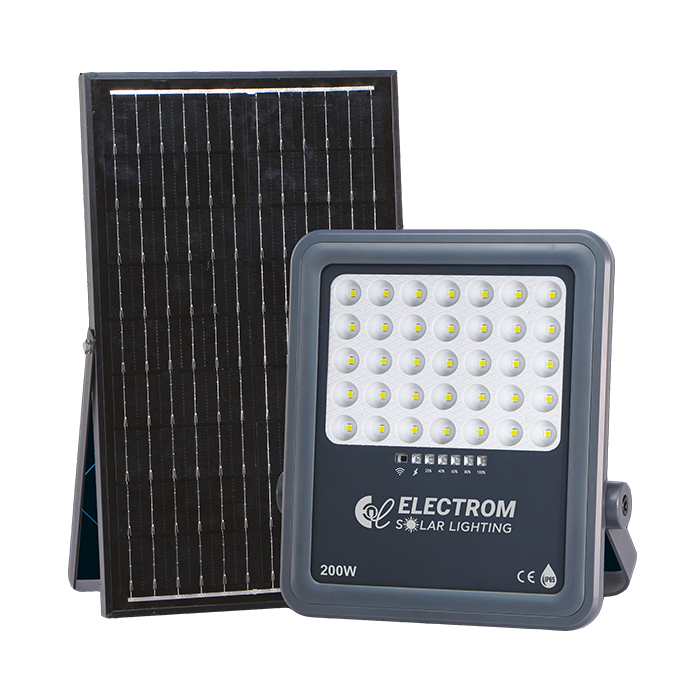Ηλιακός Προβολέας LED ABS 200W