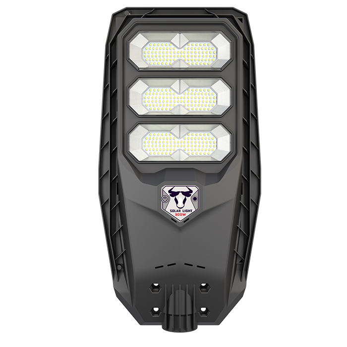 Ηλιακό Φωτιστικό Δρόμου IP65 ABS 300W LED 6000K, Ενσωματωμένο Πάνελ