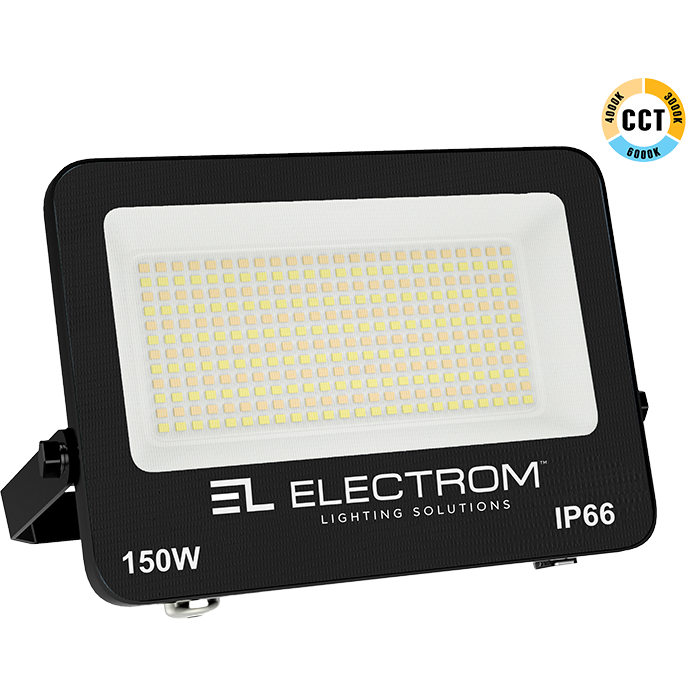 ΠΡΟΒΟΛΕΑΣ IP65 150W LED 3CCT ΜΑΥΡΟΣ ΜΙΝΙ