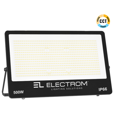 ΠΡΟΒΟΛΕΑΣ IP65 500W LED 3CCT ΜΑΥΡΟΣ ΜΙΝΙ