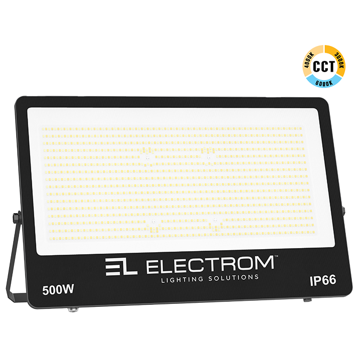 ΠΡΟΒΟΛΕΑΣ IP65 500W LED 3CCT ΜΑΥΡΟΣ ΜΙΝΙ