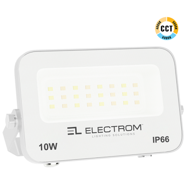 ΠΡΟΒΟΛΕΑΣ IP65 10W LED 3CCT ΛΕΥΚΟΣ ΜΙΝΙ