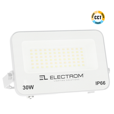 ΠΡΟΒΟΛΕΑΣ IP65 30W LED 3CCT ΛΕΥΚΟΣ ΜΙΝΙ