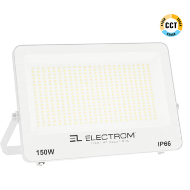 ΠΡΟΒΟΛΕΑΣ IP65 150W LED 3CCT ΛΕΥΚΟΣ ΜΙΝΙ