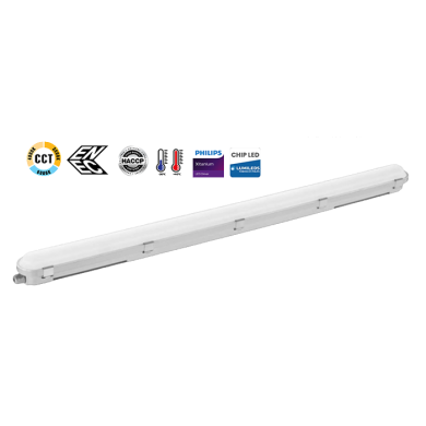 ΦΩΤΙΣΤΙΚΟ ΣΤΕΓΑΝΟ ΨΥΚΤΙΚΩΝ ΘΑΛΑΜΩΝ, IP66, 55W, 1,50M, 3CCT