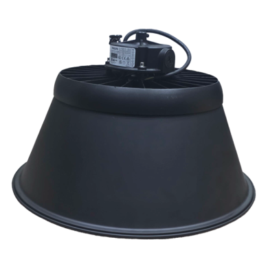 ΣΚΙΑΔΑ ΚΑΜΠΑΝΑΣ UFO PLUS 100W, Φ250mm ΜΑΥΡΗ ΜΑΤ