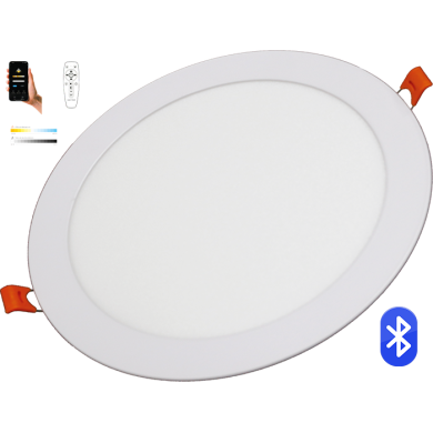 PANEL LED ΧΩΝΕΥΤΗΣ ΤΟΠΟΘΕΤΗΣΗΣ 20W SMART 2,4G BLUETOOTH ΛΕΥΚΟ