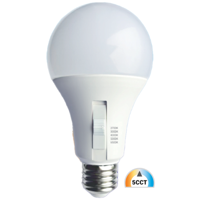 ΛΑΜΠΤΗΡΑΣ LED 9W, A60, Ε27 5CCT