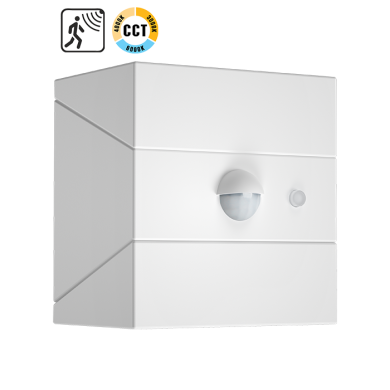 ΗΛΙΑΚΗ ΑΠΛΙΚΑ ΕΞΩΤΕΡΙΚΟΥ ΧΩΡΟΥ IP65, 3W, 3CCT, ΜΕ ΑΝΙΧΝΕΥΤΗ ΚΙΝΗΣΗΣ,  ΠΕΡΙΣΤΡΕΦΟΜΕΝΗ  ΛΕΥΚΗ