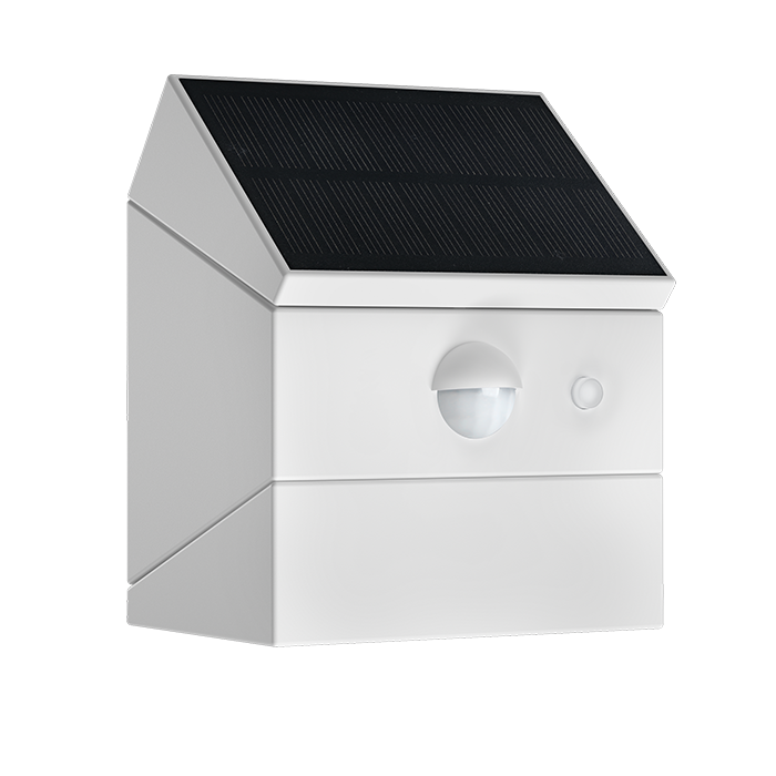 ΗΛΙΑΚΗ ΑΠΛΙΚΑ ΕΞΩΤΕΡΙΚΟΥ ΧΩΡΟΥ IP65, 3W, 3CCT, ΜΕ ΑΝΙΧΝΕΥΤΗ ΚΙΝΗΣΗΣ,  ΠΕΡΙΣΤΡΕΦΟΜΕΝΗ  ΛΕΥΚΗ
