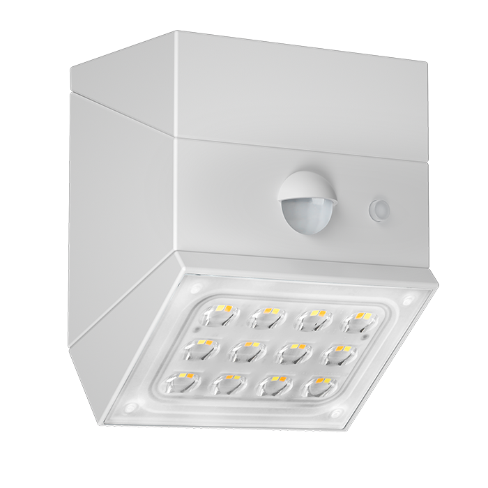 ΗΛΙΑΚΗ ΑΠΛΙΚΑ ΕΞΩΤΕΡΙΚΟΥ ΧΩΡΟΥ IP65, 3W, 3CCT, ΜΕ ΑΝΙΧΝΕΥΤΗ ΚΙΝΗΣΗΣ,  ΠΕΡΙΣΤΡΕΦΟΜΕΝΗ  ΛΕΥΚΗ
