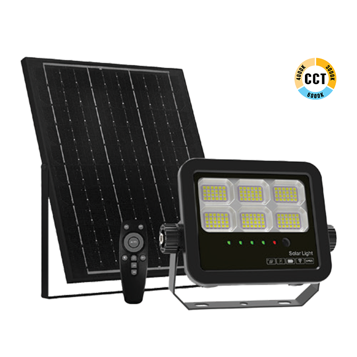 Ηλιακός Προβολέας IP65 ABS 60W LED 3CCT