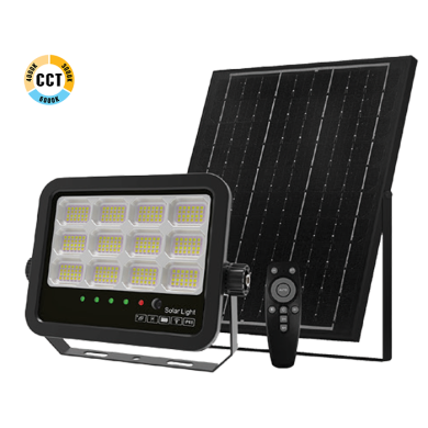 Ηλιακός Προβολέας IP65 ABS 100W LED 3CCT