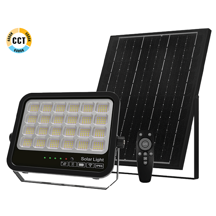 Ηλιακός Προβολέας IP65 ABS 300W LED 3CCT