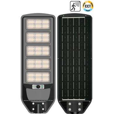 Ηλιακό Φωτιστικό Δρόμου IP65 ABS 300W LED 3CCT Ενσωματωμένο Πάνελ